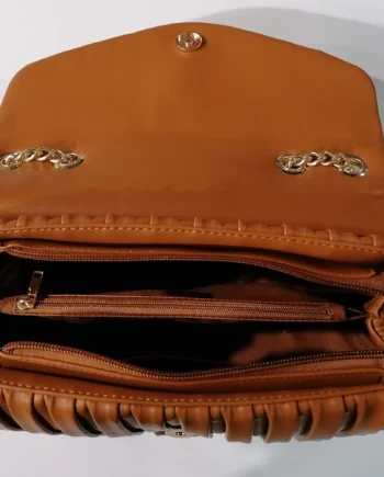 Borsa Donna Plissettata in Similpelle.