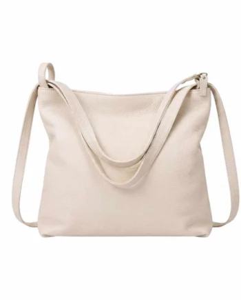 Borsa Zaino Donna in Vera Pelle Martellata Made in Italy.