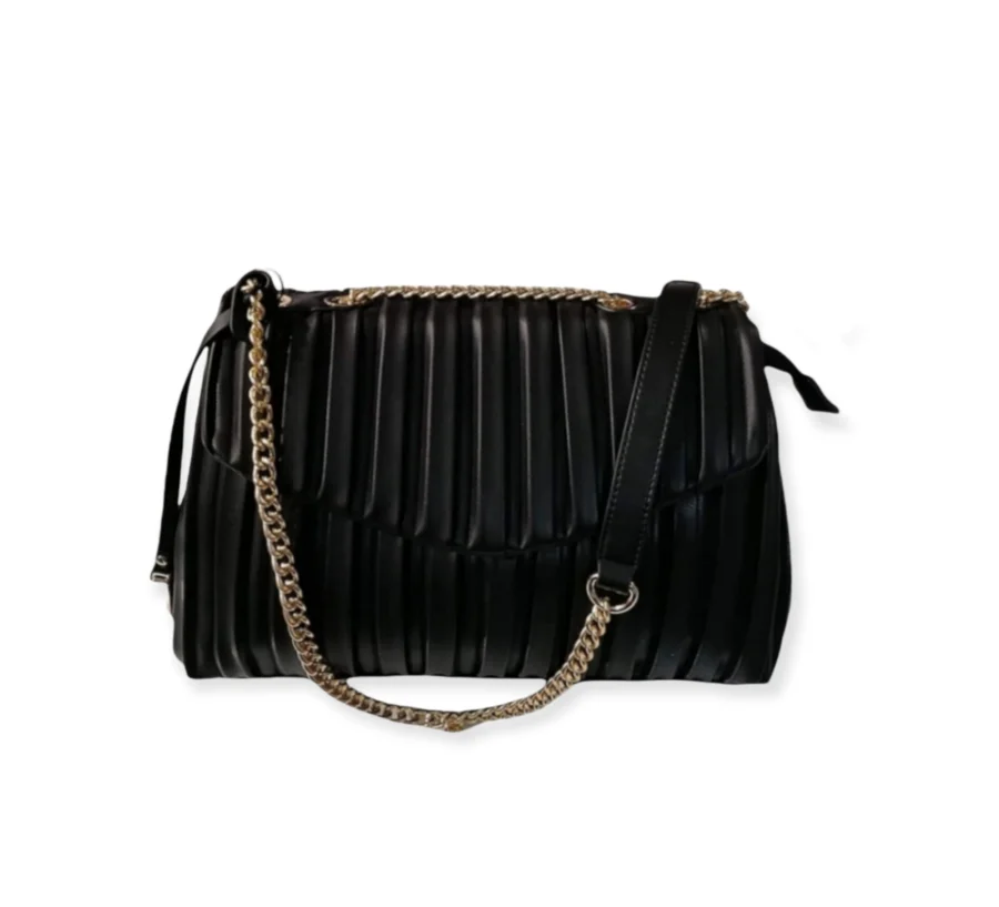 Borsa Donna Plissettata in Similpelle.