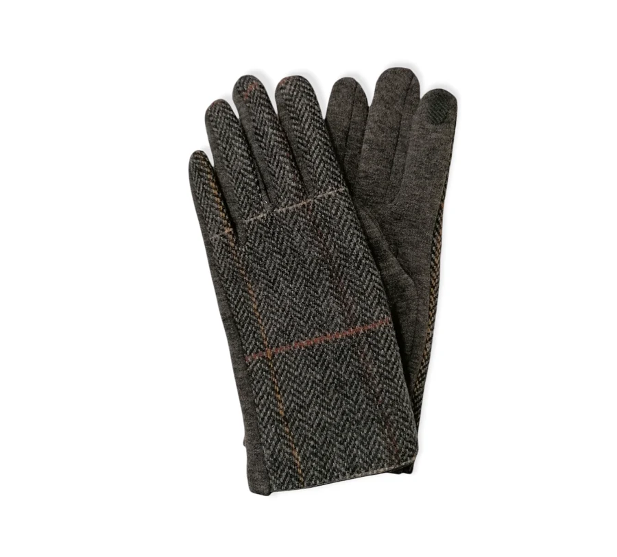 Guanti Uomo Coveri Collection Fantasia Spigata e Touch Screen.