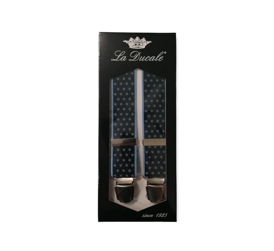 Bretelle Uomo La Ducale in Fantasia Pois