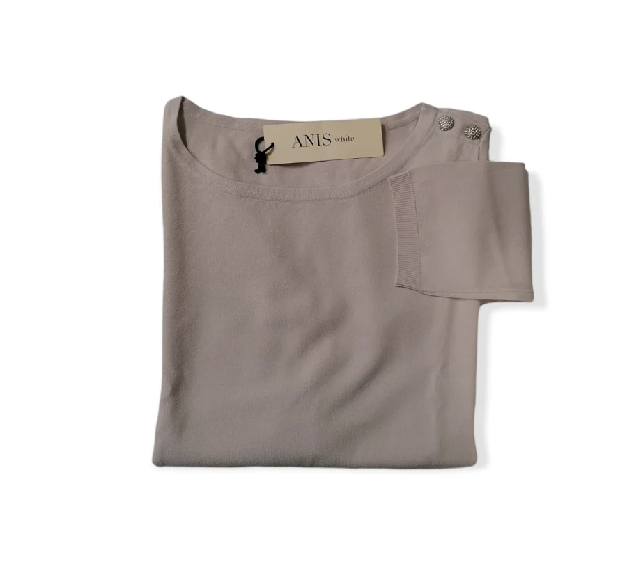 Maglia Sottogiacca Donna Anis con Bottoncini Gioiello.