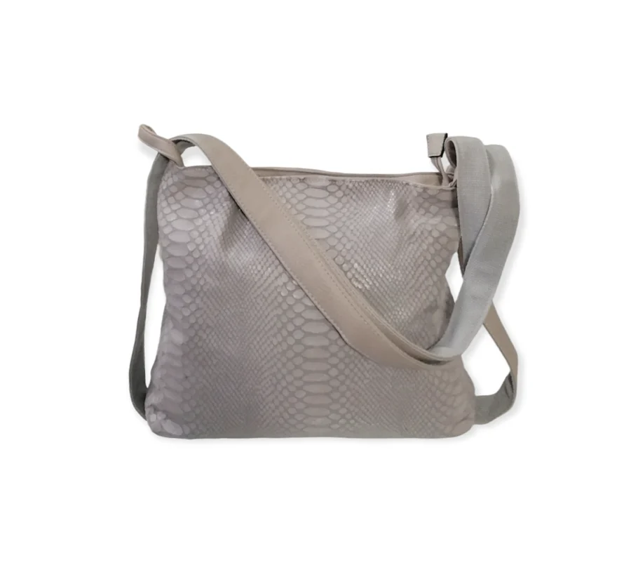 Borsa Zaino Donna in Similpelle Effetto Pitone.