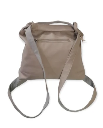 Borsa Zaino Donna in Similpelle Effetto Pitone.