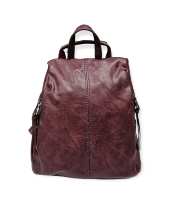 Zaino Borsa Antifurto Donna in Similpelle.