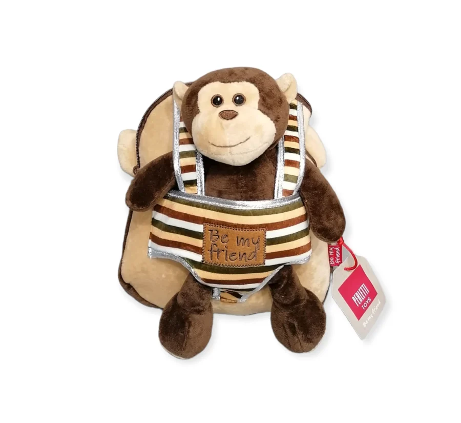 Zainetto Morbido Perletti Toys con Peluche
