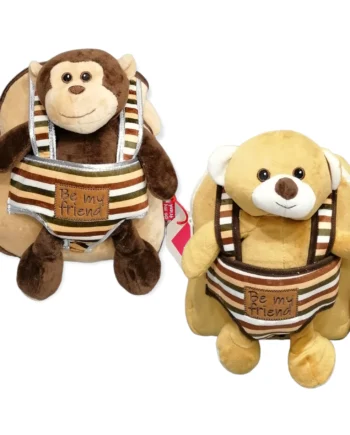 Zainetto Morbido Perletti Toys con Peluche