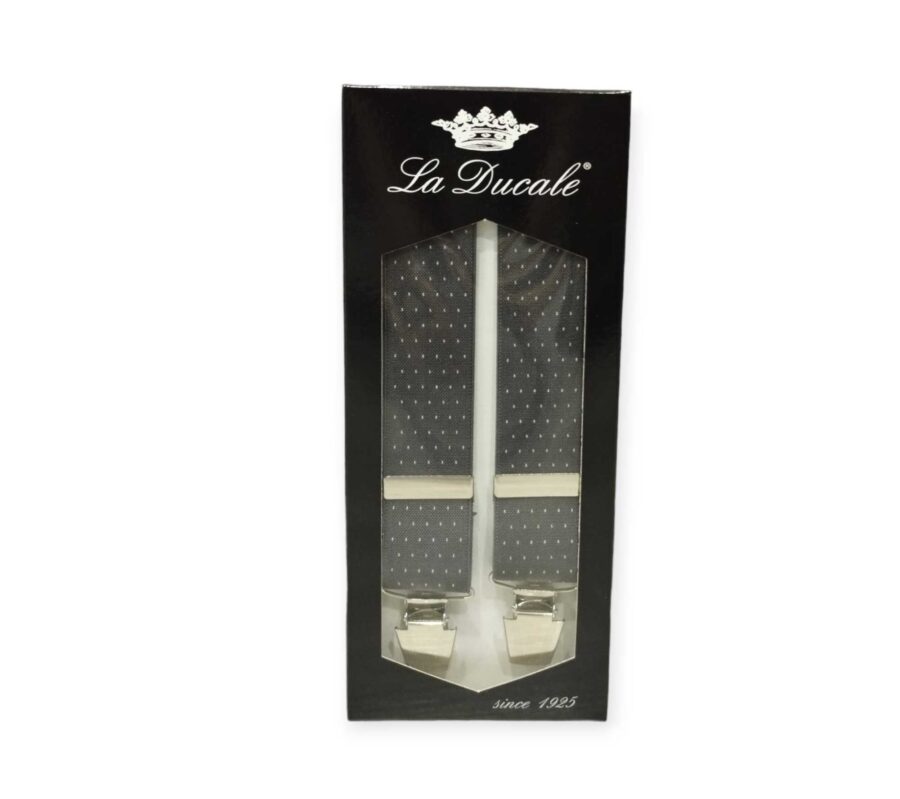 Bretelle Uomo La Ducale fantasia micro pois
