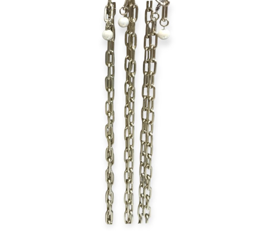 Mupaji Cintura Collana Lunga Catena Silver.