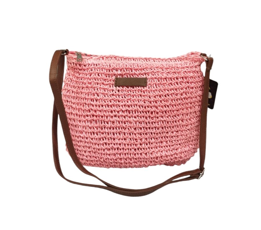 Pochette Estiva Basica Uncinetto Donna Boho Chic con Tracolla.