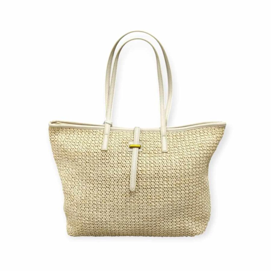 Borsa Estiva Tote Bag Donna in Rafia Sintetica