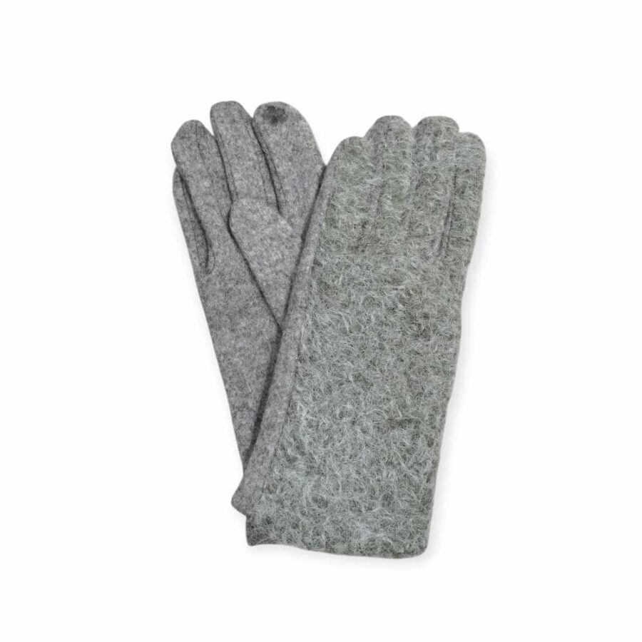 Guanti Donna Coveri Collection Effetto Fluffy con Touch Screen.
