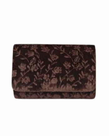 Pochette Rigida Donna in Velluto Damascato.