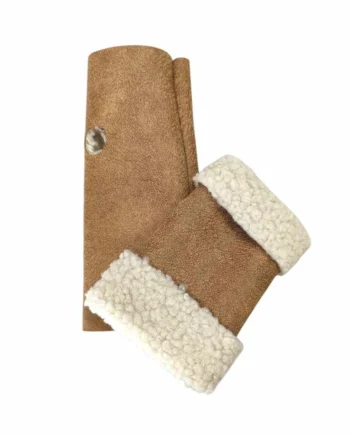 Guanti Senza Dita Donna Made in Italy in Eco Montone.