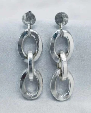 Mupaji Orecchini Pendenti Donna a Catena Geometrica.