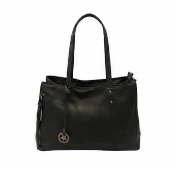 Borsa Tote Bag Donna In Similpelle Martellata con Scomparti.