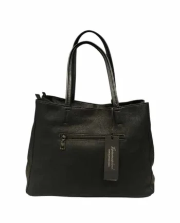 Borsa Tote Bag Donna In Similpelle Martellata con Scomparti.