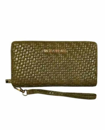 Maxi Portafoglio Donna Baci & Abbracci in Similpelle Intrecciata.