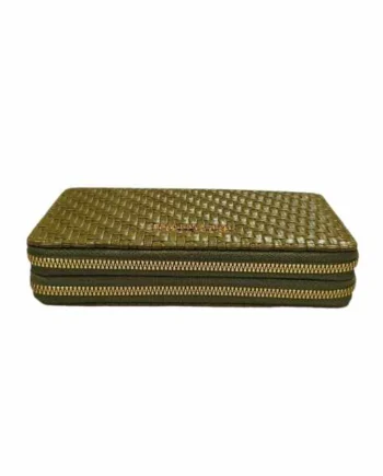 Maxi Portafoglio Donna Baci & Abbracci in Similpelle Intrecciata.