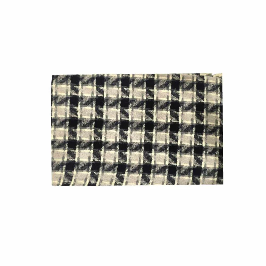 Maxi Sciarpa Donna Invernale Fantasia Pied de Poule.