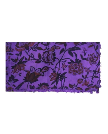 Sciarpa Donna Made in Italy Bambù Fantasia Floreale Damascata.