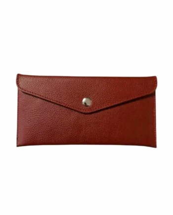 Maxi Portacarte Piatto Made in Italy in Vera Pelle Martellata.