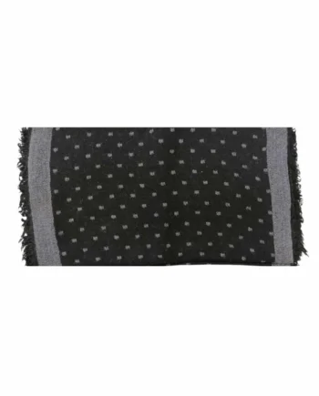 Sciarpa Uomo Invernale Made in Italy in Lana e Alpaca Pois.