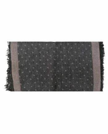 Sciarpa Uomo Invernale Made in Italy in Lana e Alpaca Pois.
