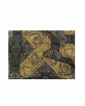 Sciarpa Donna Made in Italy in Tencel e Seta Fantasia Barocca.